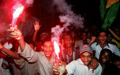 Some of Brazil's most fanatic soccer fans are in a Pakistani slum